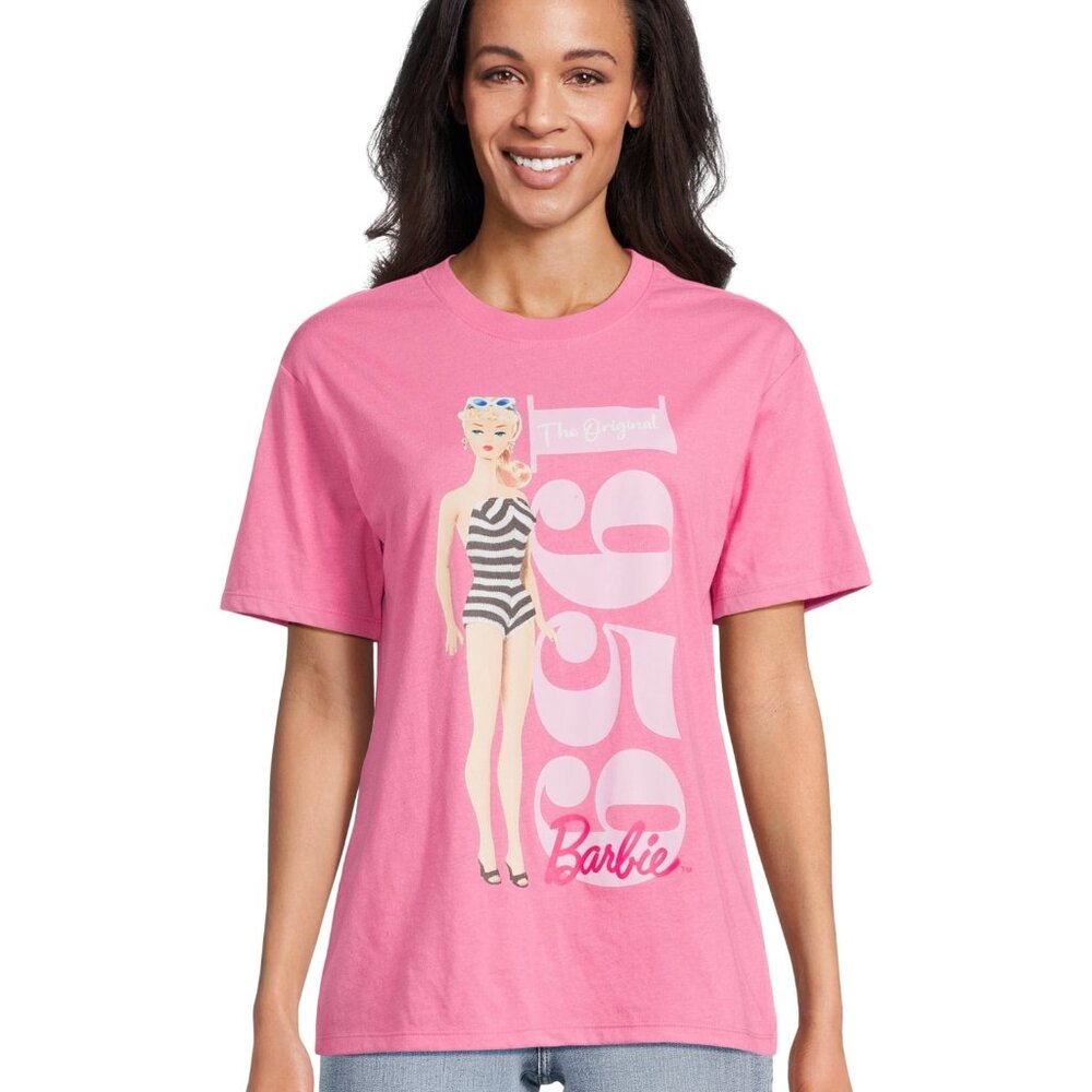Vintage NWT Barbie  Doll Graphic t shirt 2X Women's NEW PINK
